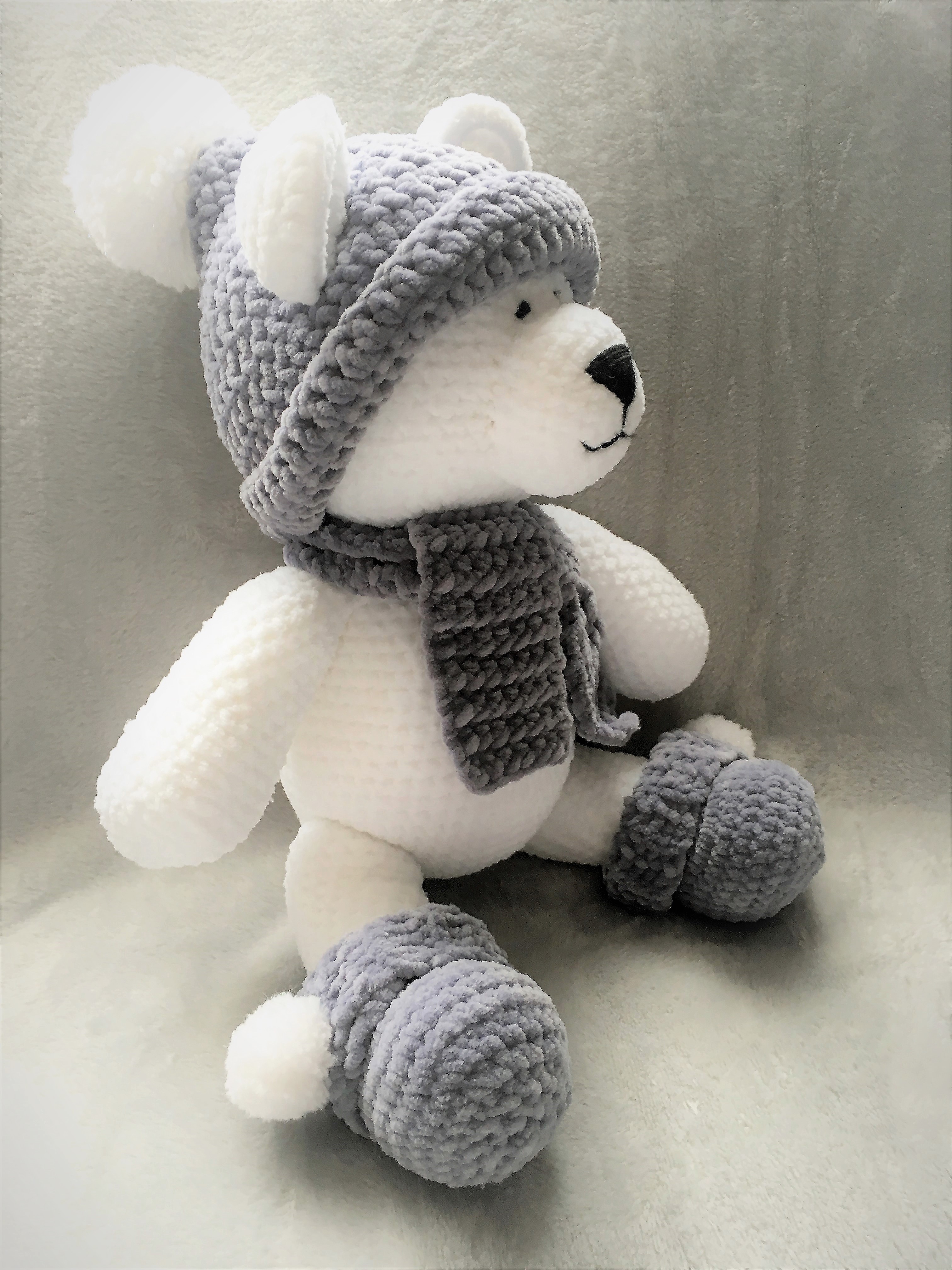 Crochet Winter Polar Bear 
